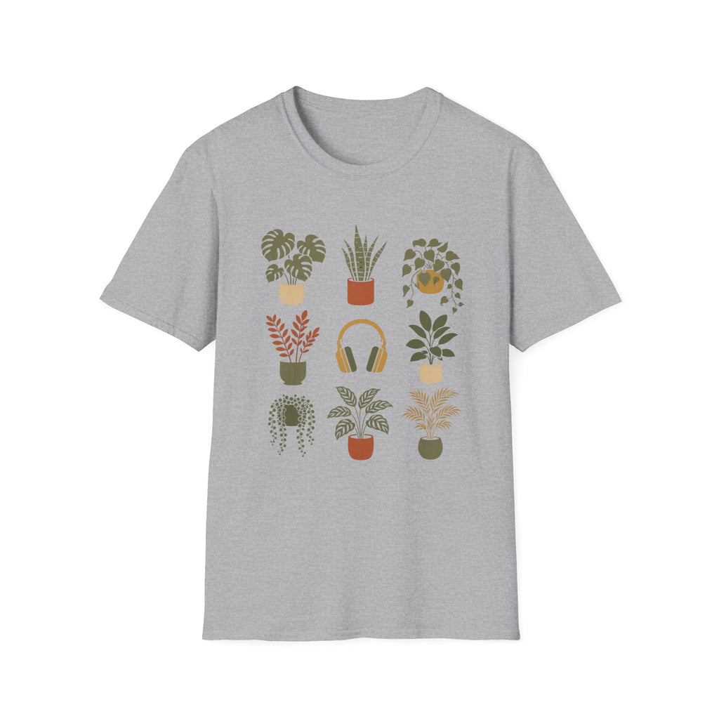 Houseplant Headphone T-Shirt