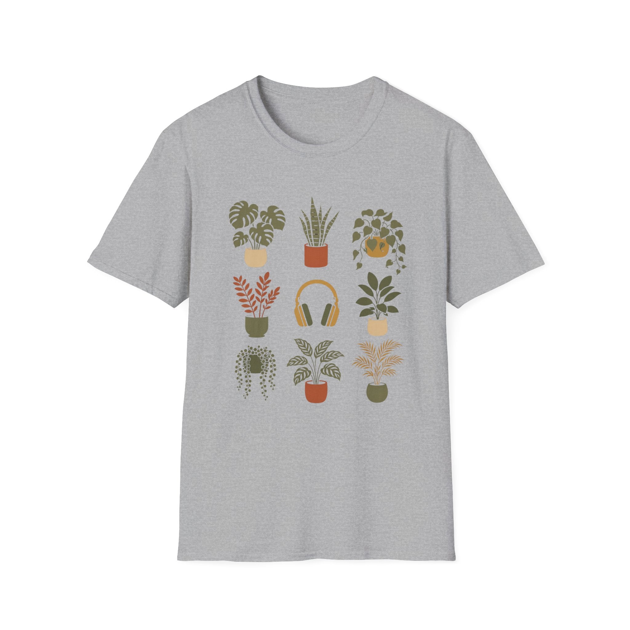 Houseplant Headphone T-Shirt