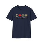 Peace. Love. Plants & Playlists. T-Shirt