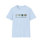 Peace. Love. Plants & Playlists. T-Shirt