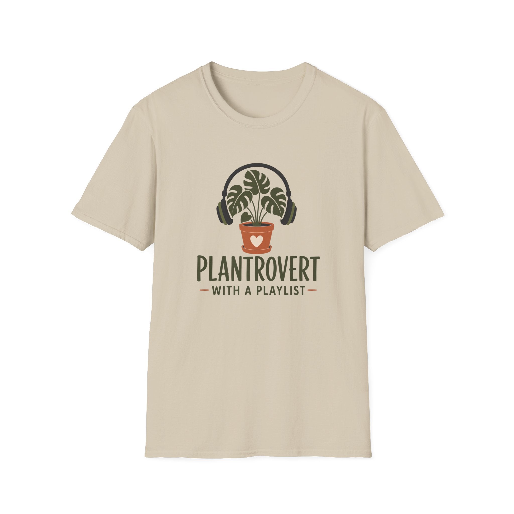 Plantrovert With A Playlist T-Shirt