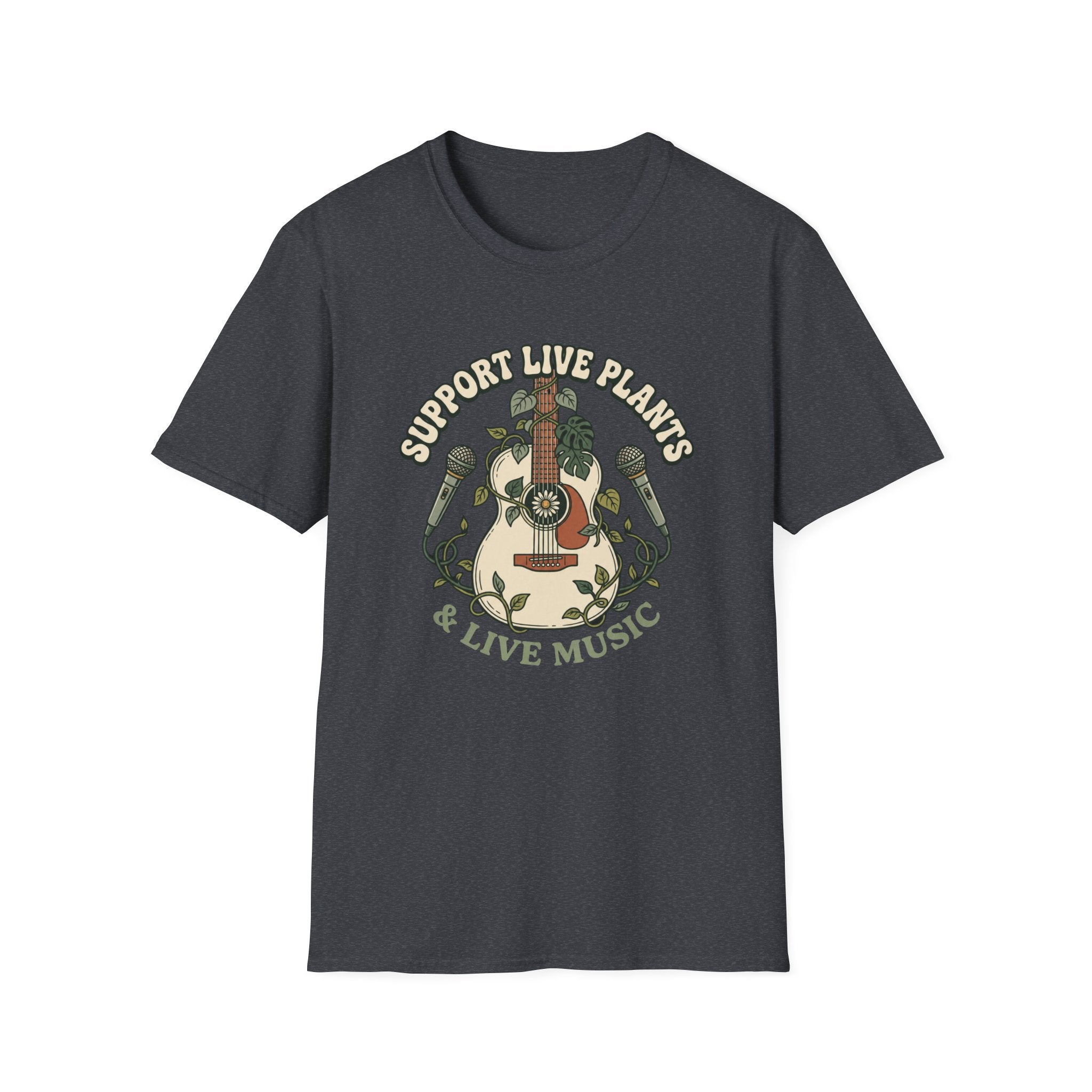 Support Live Plants & Live Music T-Shirt