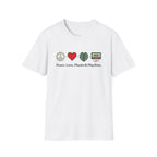 Peace. Love. Plants & Playlists. T-Shirt